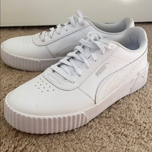 White Puma Sneakers Size 9